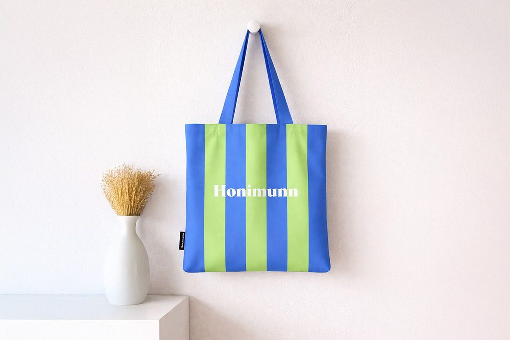 Honimunn - tote-azul