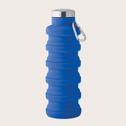 Botella plegable de silicona