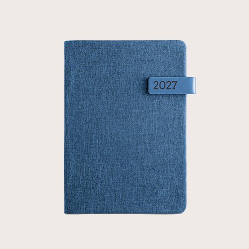Agenda A5 de poliéster reciclado