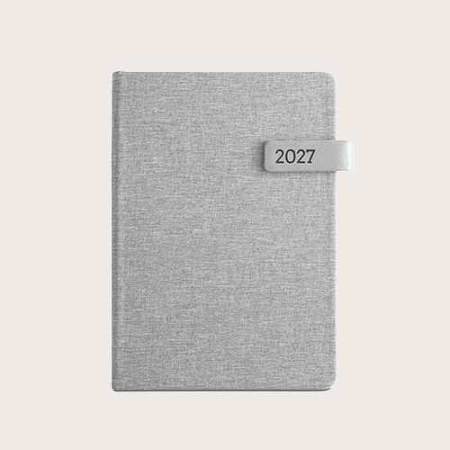 Agenda B5 en poliéster reciclado