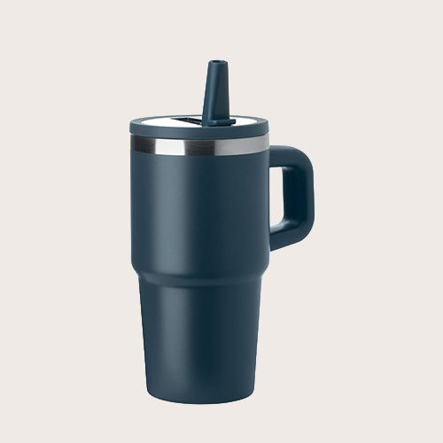 Vaso térmico con pajita 500 ml