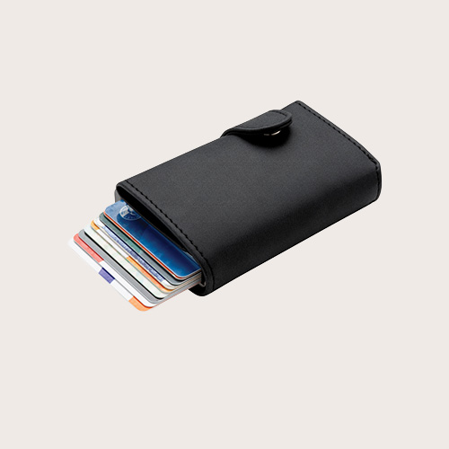 Tarjetero RFID con billetera